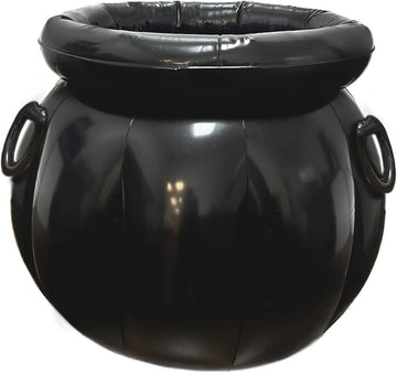 GIFTEXPRESS 22x18 Inch Large Inflatable Halloween Cauldron Drink Cooler, St Patrick Cauldron Pot of Gold, Beverage Holder, Candy Cauldron Kettles, Witch’s Cauldron, Party Decoration