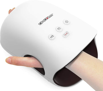 CINCOM Hand Massager - Cordless Hand Massager with Heat and Compression for Arthritis and Carpal Tunnel(FSA or HSA Eligible) (White)