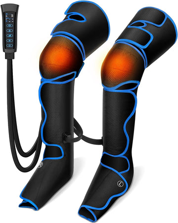 TOLOCO Leg Massager, Leg Massager with Air Compression for Circulation, Relaxation and Pain Relief with 6 Modes 3 Vibration, Birthday Christmas Gifts for Women/Men