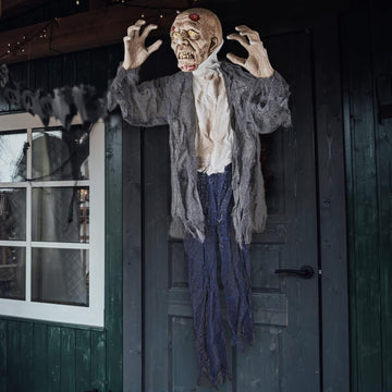 PREXTEX Halloween Hanging Zombie and Groundbreaker Decoration for The Best Halloween Decorations Zombie Outdoor Prop with Flowing Robe