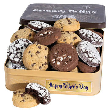 Fathers Day Fresh Bakery Cookies Gift Baskets, Homemade Gourmet Chocolate Cookie Gifts, Prime Gifts for Dad Son Grandpa Men, Father’s Snack Food Delivery Ideas, Assorted Cookies